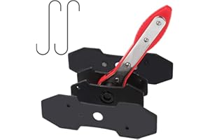 JOJOY LUX Brake Caliper Press Tool, 360 Degree Swing Ratchet Expander Wrench Car Wheel Piston Spreader with Extra 2PCS Large Plates for Single Twin Quad Sextuplet Piston Disc Brake Caliper, with 2 Hooks