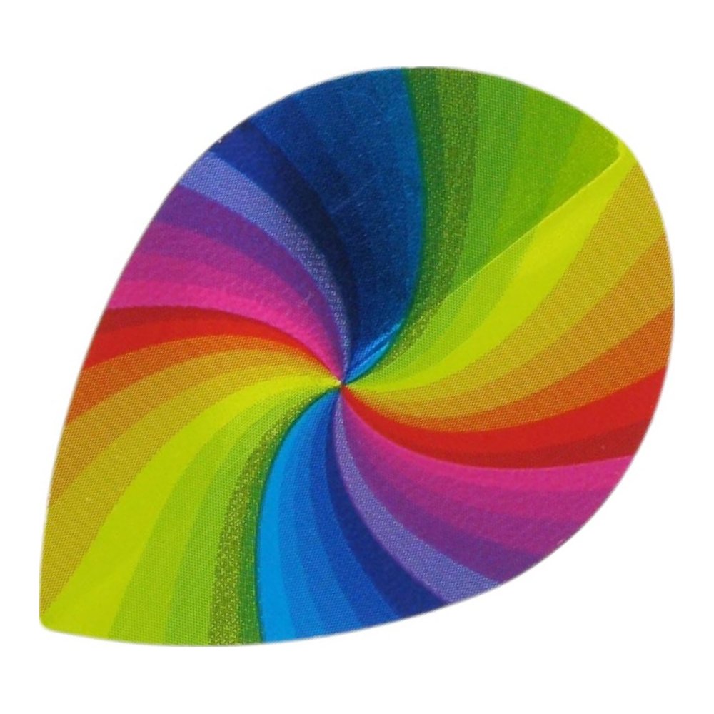 Sporting Goods Unicorn Rainbow Swirl Metallic Dart Flight By Unicorn