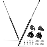 28in 150lb/668N Gas Strut with Mounting Bracket GSNI-3100-150 | OE# lgp10-280-150 ml27-150, 2 set shock spring lift support, for boat engine hatch truck tonneau cover rv bed trailer door