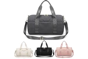 Small Gym Bag Woman 14 inch Lightweight Carry On Mini Duffel Bag for Travel Sport