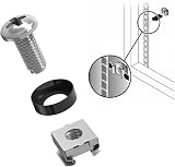 LMS Data M6 Cage Nuts Screws and Washers Set 50 Assortment Kit view 4