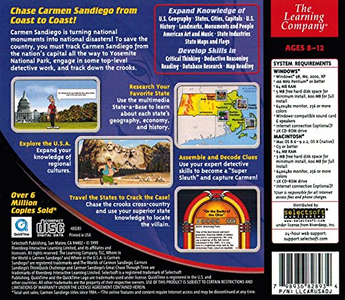 Where is the U.S.A. is Carmen SanDiego? v4.0