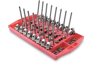 VOCLO Jaz Products Valvetrain Organizer, Rocker Tray, Rocker Arms/Lifters/Pushrods/Spark Plugs, Plastic, Red, Each