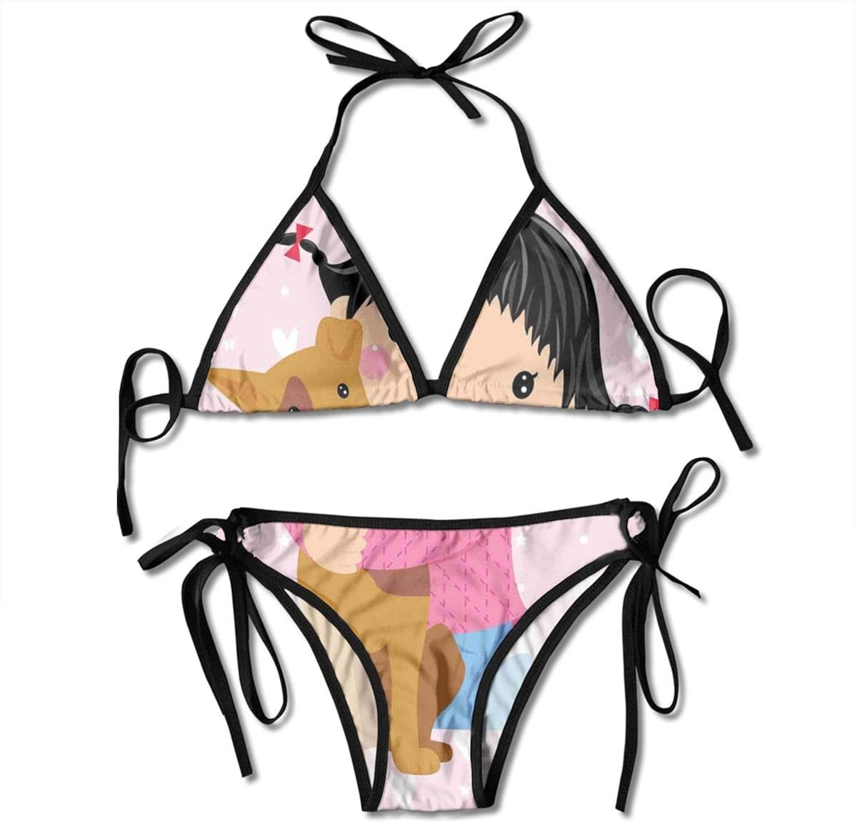 Images Amazon Com Tyang Women S Tie Side Bottom Padding Triangle Bikini dernière