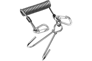 EEBBL Scuba Diving Reef, Scuba Diving Reef Stick, Anti-seawater Corrosion Double Scuba Diving Reef Hooks Scuba Diving, 316 Stainless Steel Reef Cord Hook