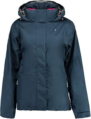 3-in-1 Jacke Damen Wasserdicht - Gefütterte Winterjacke Mit Kapuze