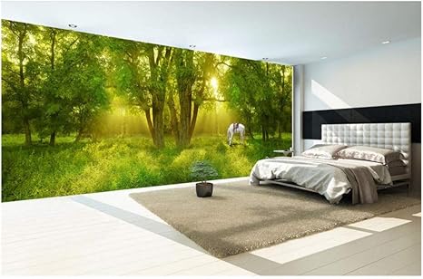 Amazon Lcymt 3dの壁紙の壁をカスタマイズします リビングルームのための高解像度の壁紙3d立体壁画の壁紙3dルームの壁紙風景 400x280cm 壁紙