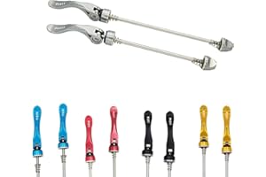 PLATT Bike Wheel Skewers Quick Release Wheel Hub Front and Rear Skewers QR 140/175 mm,one Pair, for MTB/Road/Mountain Bicycle