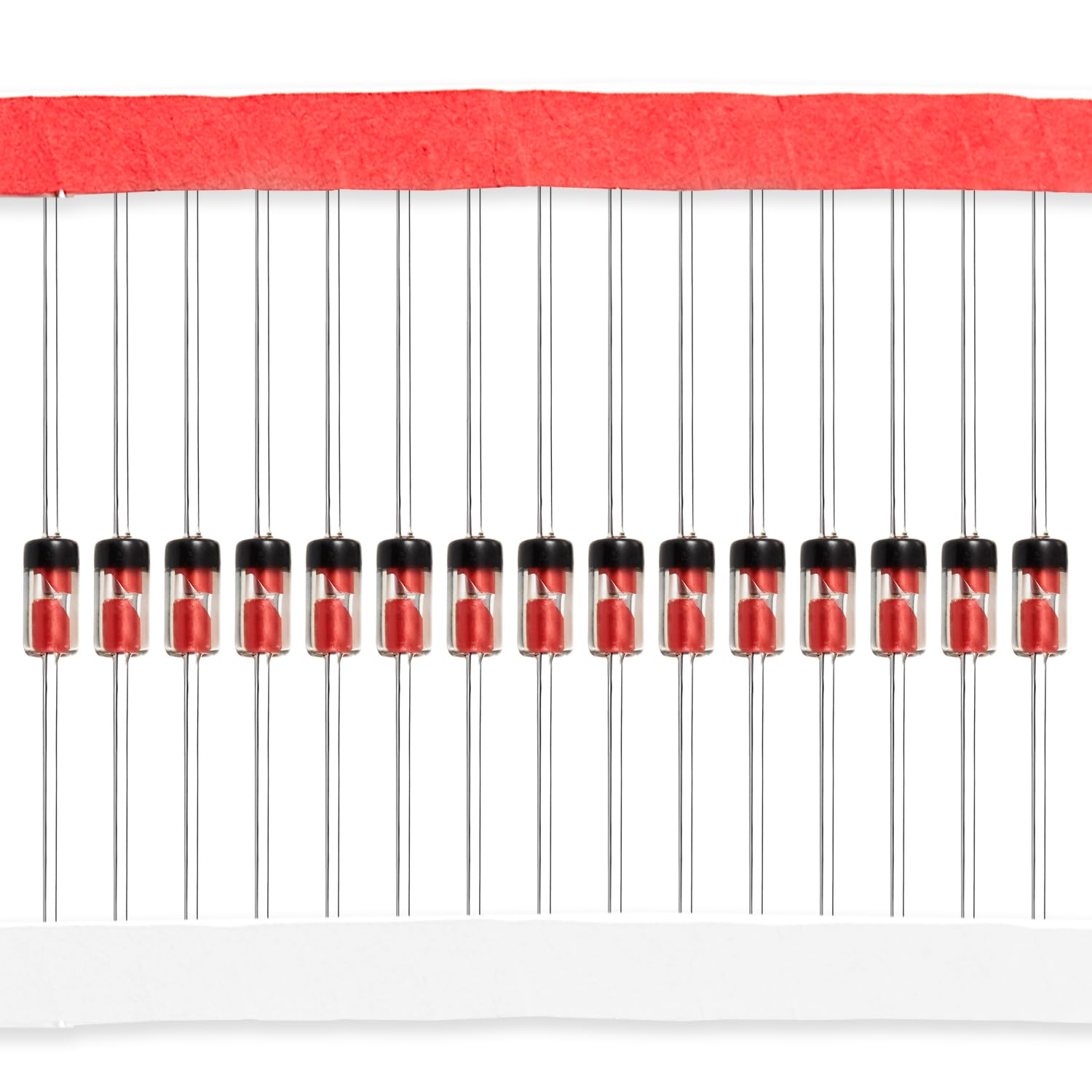 Photo 1 of (Pack of 20 Pieces) Chanzon 1N34A 1N34 Schottky Diode 50mA 65V DO-35 (DO-204AH) IN34A IN34 Axial for TV FM AM Radio Detection