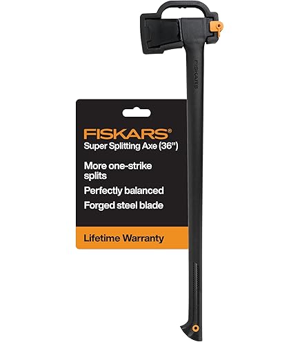 Amazon.com : Fiskars Splitting Axe XXL X27,2.7 kg, Storage and