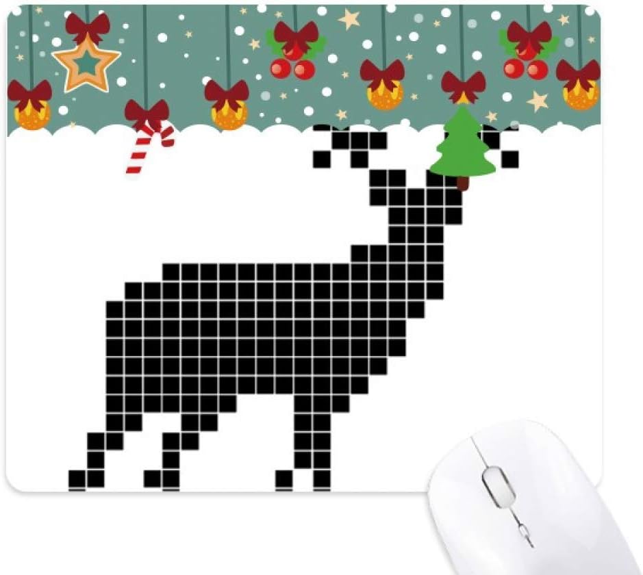 Rubik Cube Deer Mouse Pad Game Office Mat Christmas Rubber Pad