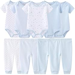 Baby Layette Set Baby Boys' 9-Piece Bodysuits Pants