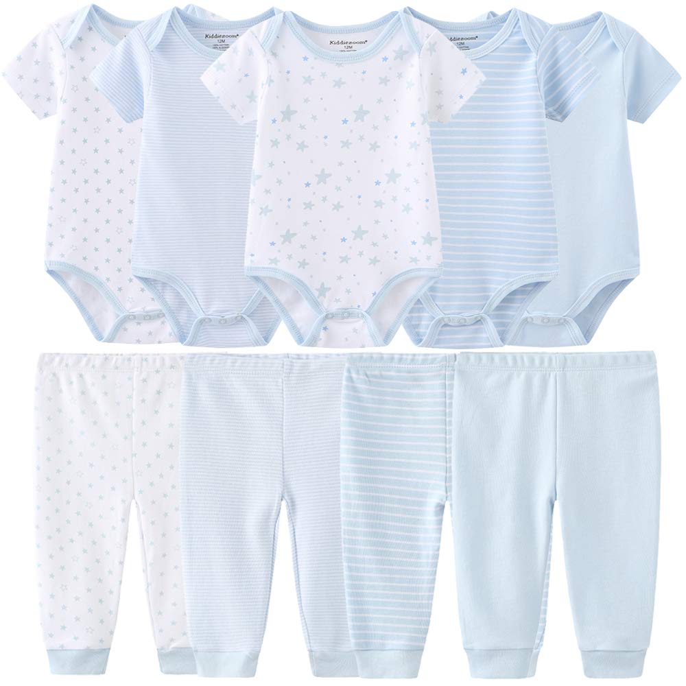 Baby Layette Set Baby Boys' 9-Piece Bodysuits Pants