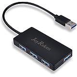 USB 3.0 Hub, JoyReken Ultra Slim 4-Port USB 3.0 Data Hub Portable Super Speed for Macbook, Mac Pro/mini, iMac, XPS, Surface Pro, Notebook, PC, USB Flash Drives, Mobile HDD, and More[Upgraded]