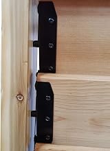 Decorex Hardware Louver Kit Stainless Steel Black for Blinds Shutters 11 Boards view 5
