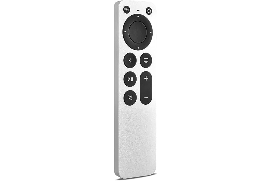 Replacement for Apple TV Remote,for Apple TV HD/4K(1-3Gen),Apple TV Gen 1-3 | Compatible with Apple TV/Apple TV HD/4K A1218 A1378 A1427 A1469 A1625 A1842 A2169 A2737 A2843 with TV Control Function