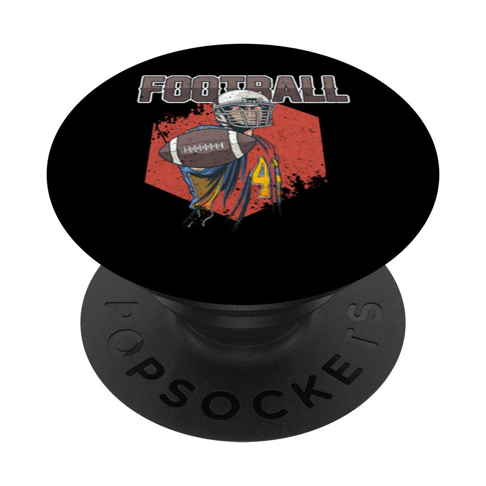 Rugger American Football Game Player Team Sports Play Gift PopSockets Grip and Stand for Phones and Tablets