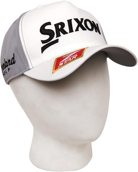 Amazon Srixon スリクソン Smh6144 メンズ ゴルフ 帽子 ツアー プロモデル キャップ 16 春夏 ホワイトxグレー F メンズ フリー キャップ 通販