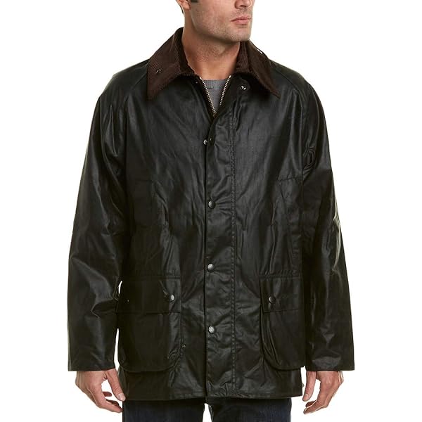 Barbour Men's Beaufort Waxed Cotton Jacket 48 Sage at Amazon Men's
