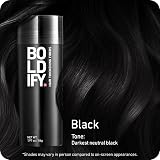 Boldify Hair Fibres 56g - Instant Fuller Look, 14 Shades, Black view 2