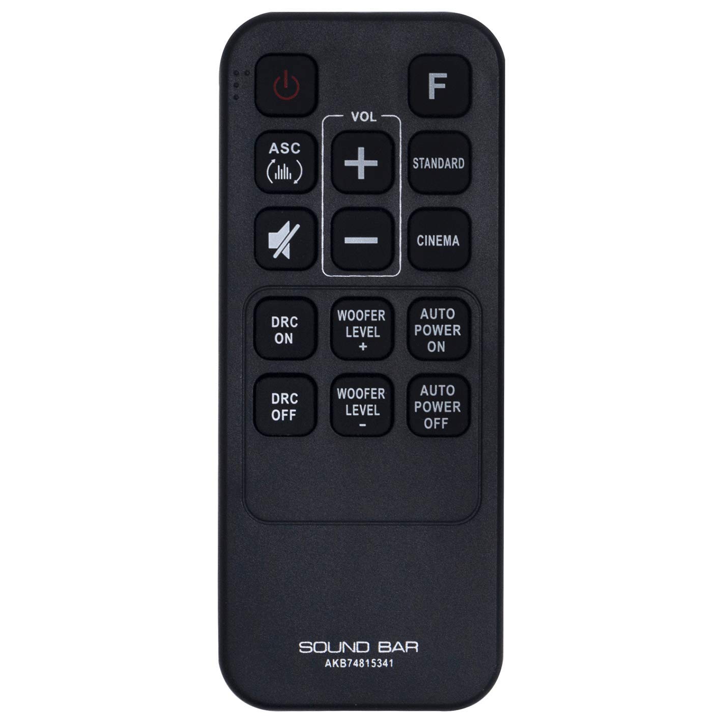 VINABTY AKB74815341 Remote Control for LG Sound Bar System SH3 SH3B DSH4B