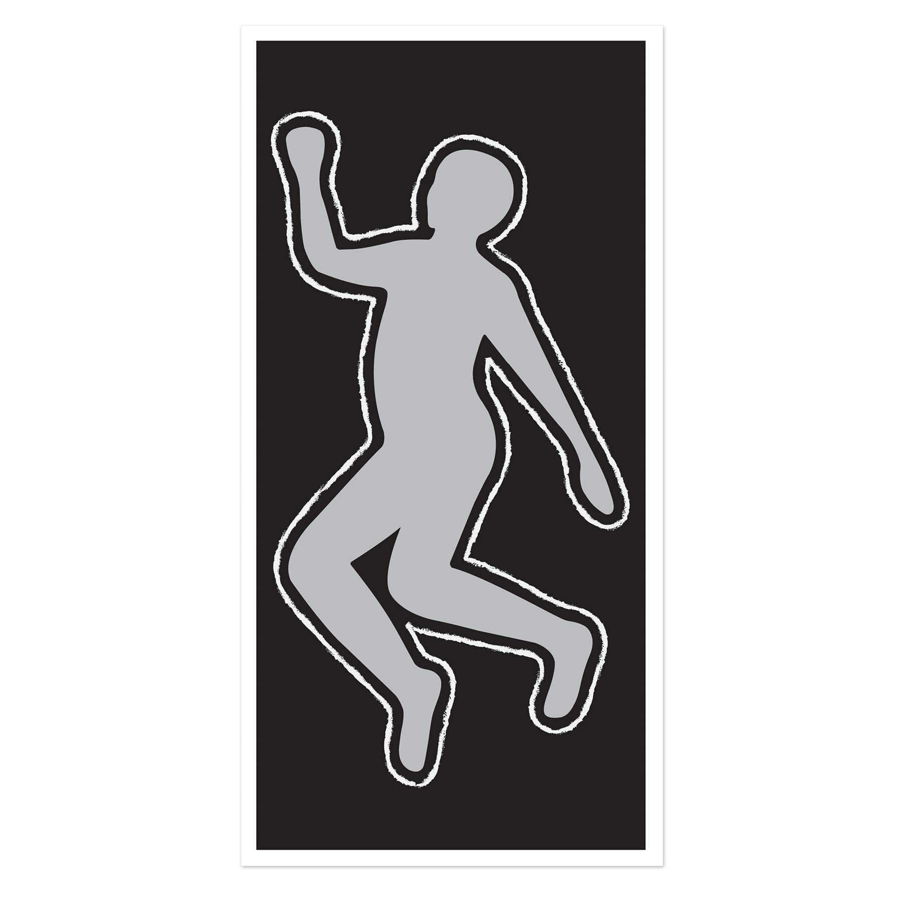 Beistle 57831 PSI Body Silhouette, 30 by 5-Feet