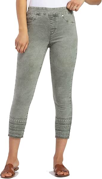 Tribal Women's Jegging Jean Pull on Ankle Embellished at Amazon Women's Jeans store