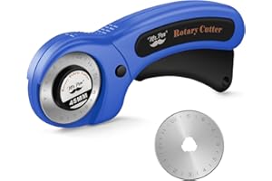 Mr. Pen- Rotary Cutter for Fabric with 1 Extra Blade, 45mm, Fabric Cutter Wheel, Fabric Rotary Cutter, Rotary Fabric Cutter, 
