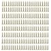 RZDEAL 200 PCS Miniature Nails Round Head Brass Nails for Small Hinges Doll Houses Delicate Boxes Mini Craft Projects(DIY, 0.05'' x 0.3'')