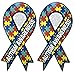 2 Large Size Autism Awareness Ribbon Car Magnets 8