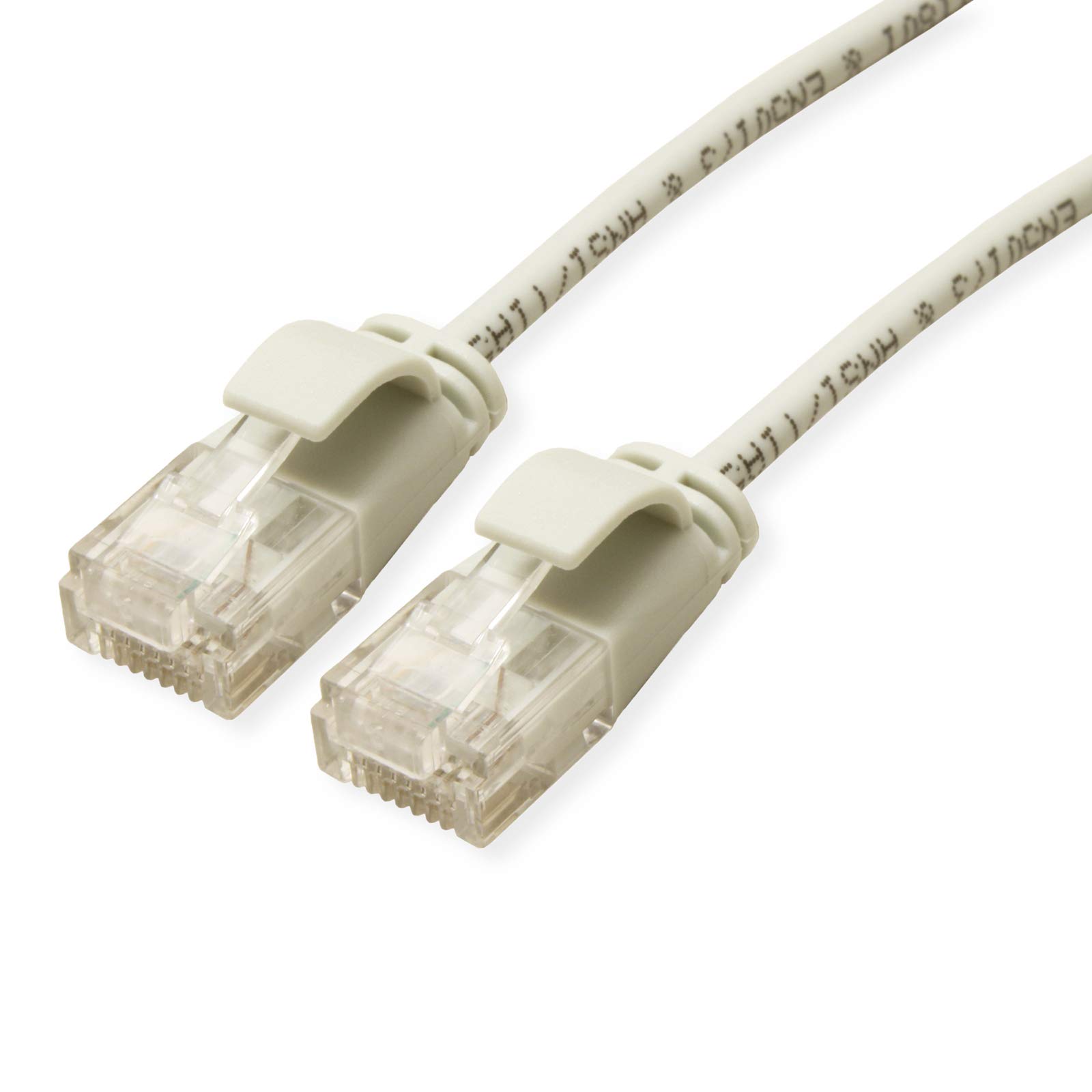 ROLINE UTP DataCenter Patch Cable Cat.6A (Class EA), LSOH, Slim, Grey, 0.3 m