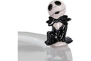 ZB ZRIKE BRANDS BY R SQUARED Nightmare Before Christmas Jack Topper Ceramic Topper by Zrike Brands | Suction Cup Bottom Ornaments| Great for Dinner Decorations charcuterie event planning weddings | Set of 1