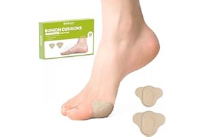 Bukihome Bunion Pads Wear with Shoes, 24 Pcs Bunion Protection Pads Moleskin for Feet, Water-Resistant Corn Cushions, Bunion 