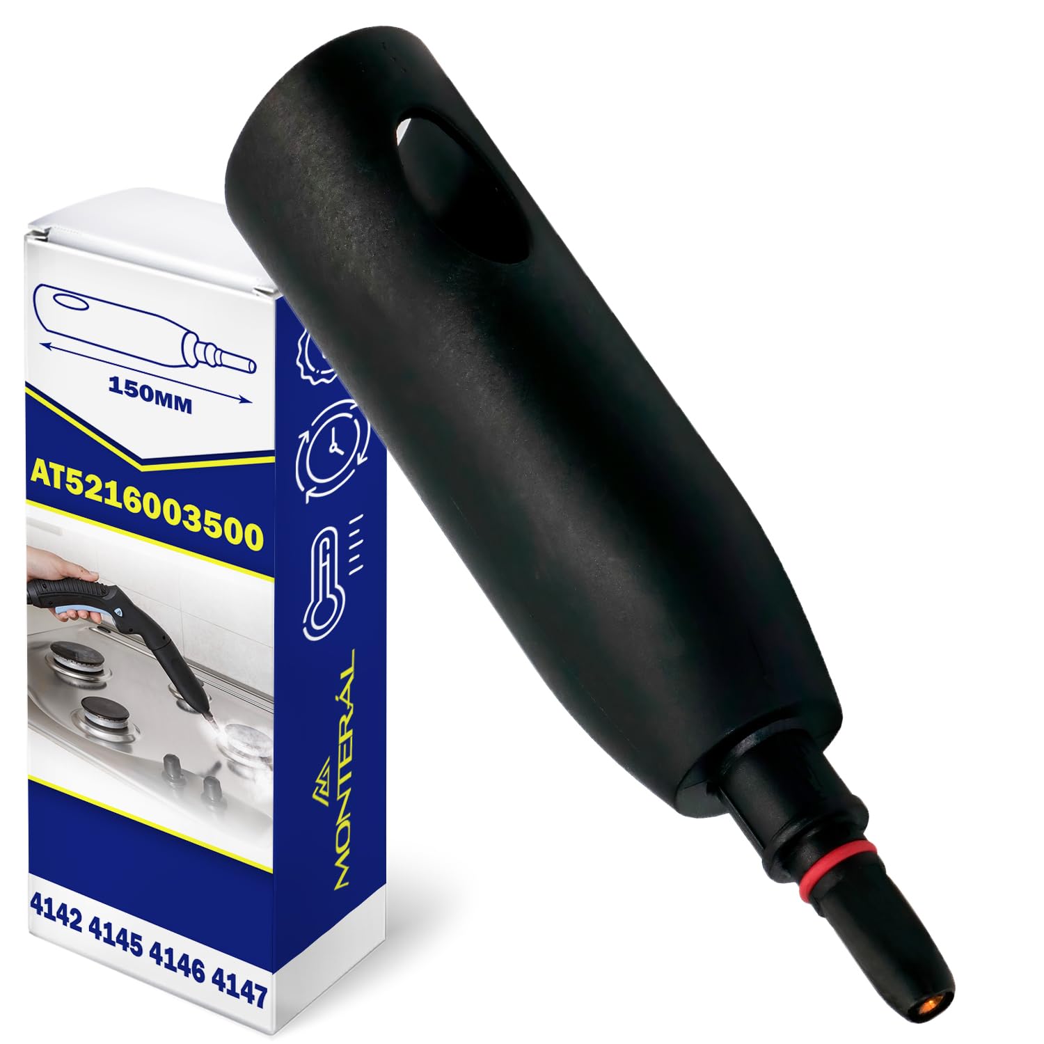 Steam Cleaner Nozzle Adapter with the Original Code AT5216003500 for Ariete Xvapore Plus Comfort Deluxe XSteam - Warranty 10 Years - MONTERAL