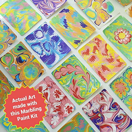 Craftorama Marbling Paint Kit for Kids, Fun and Educational Arts and