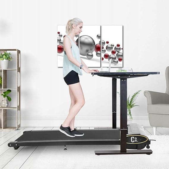 UnderDesk Walking Treadmill for Home Jogging Exercise Machine Remote Control