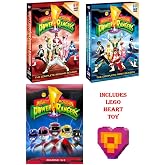Mighty Morphin Power Rangers: The Complete Series 1 and 2 [First &amp; Second Season] [DVD, 12-Disc Set, Over 37-Hrs] Region 1/A + Bonus Lego Heart Toy