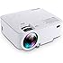 DBPOWER T20 1500 Lumens LCD Mini Projector, Multimedia Home Theater Video Projector Support 1080P HDMI USB SD Card VGA AV for Home Cinema TV Laptop Game iPhone Andriod Smartphone with Free HDMI Cable