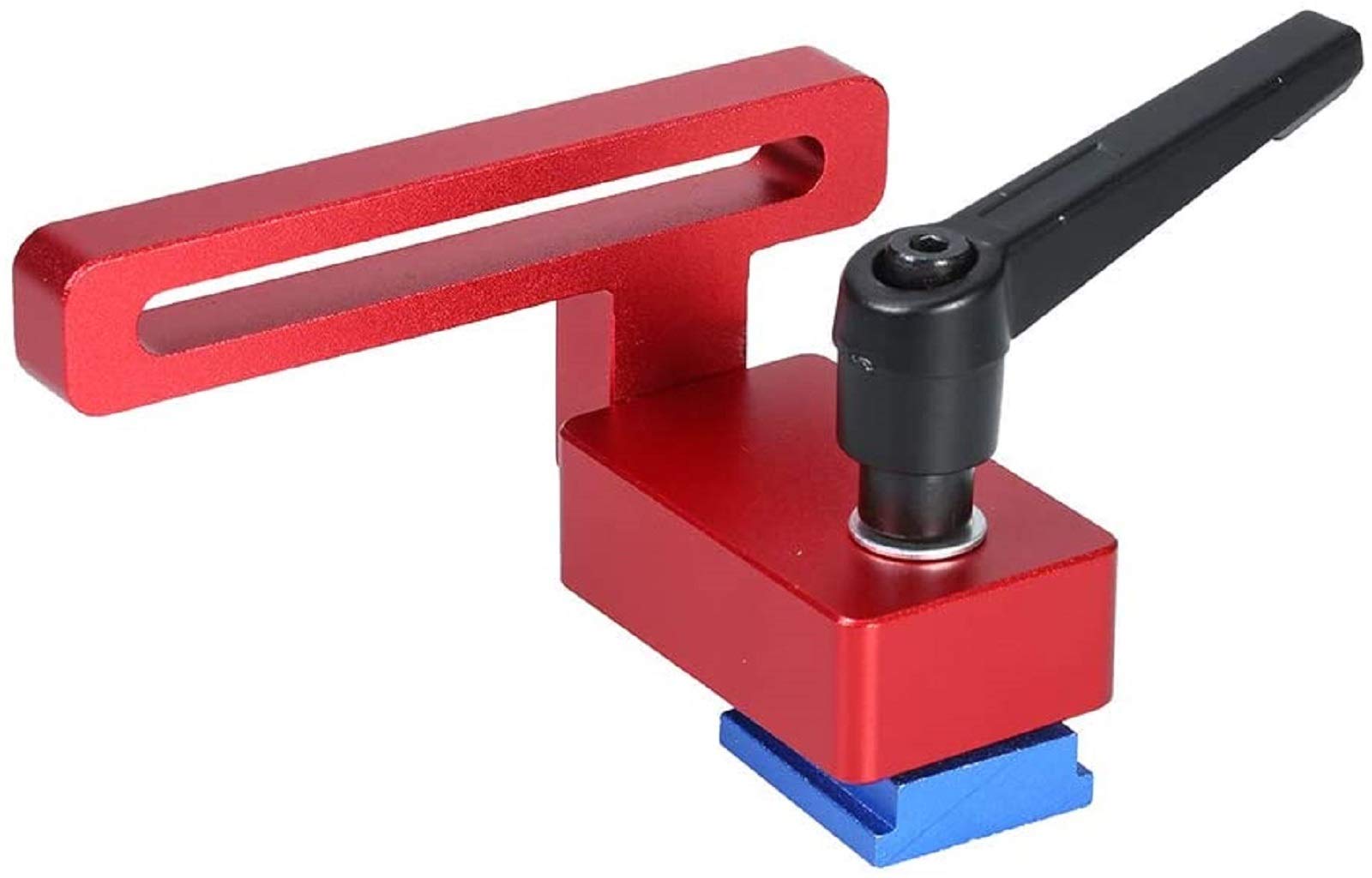 Evwoge Type-30 Mitre Track Stop, Alloy Steel T Track Stop, T Track Accessories, for T Track T Slot Track Woodworking DIY Tool Accurate Length Limit Device