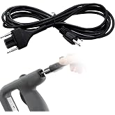 Immersion Blender Power Cord Replacement Replace 89143 Fit for Robot Coupe Blenders MP Series MP350 MP450 MP550 MP600 MP800 Turbo Combi Series C Blender Extended Cords Parts 3-pin Plug 150" Black