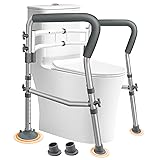 DePango Toilet Safety Rails, Adjustable Handicap