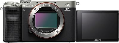 Alpha 7C Spiegellose E-Mount Vollformat-Digitalkamera ILCE-7C (24,2 MP, 7,5cm (3 Zoll) Touch-Display, Echtzeit-AF) Body - silber/schwarz