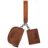 Wrangler KeyChain Wallet Wristlet Wallets for Women Dual Pouch Wristlet Rfid Blocking Credit Card Holder Wallet