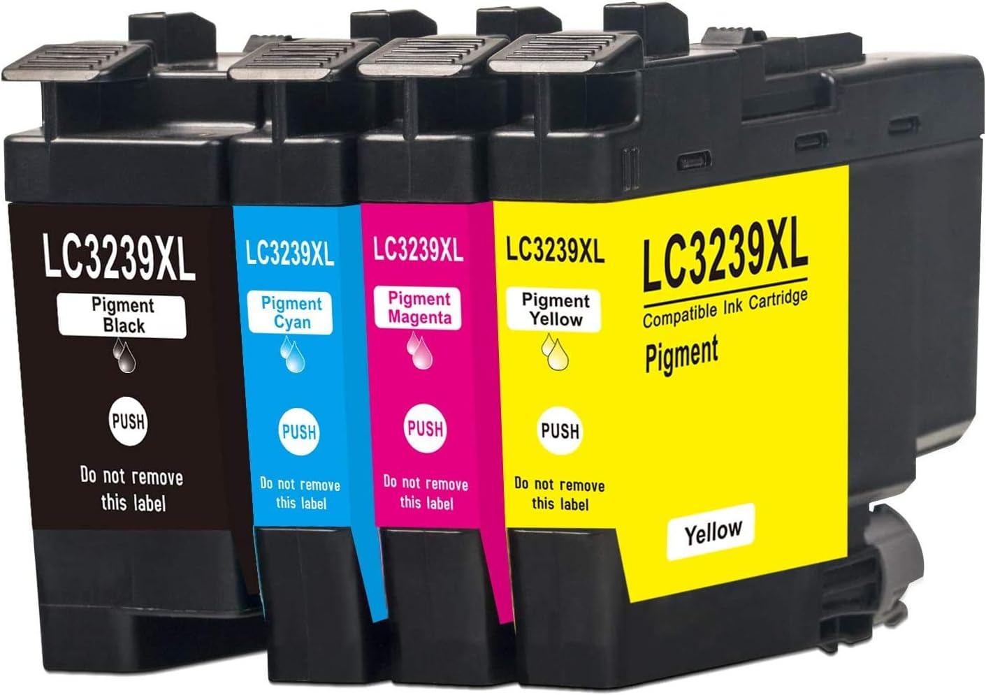 LC3239XL Ink Cartridges Compatible for Brother LC3237XL LC3239 XL Ink Cartridges for Brother HL-J6000DW MFC-J5945DW MFC-J6945DW HL-J6100DW MFC-J6947DW (4 Pack