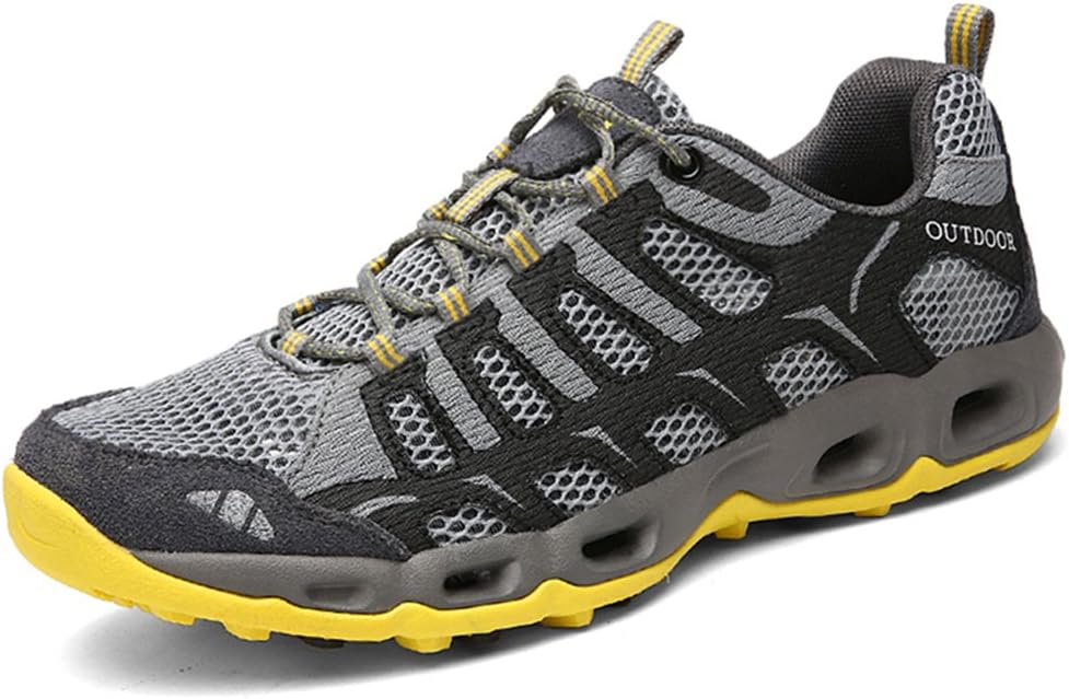 CraneLin Mens Lightweight Outdoor Hiking Shoes Quick Dry Tracking Sneakers Breathable Water Shoes