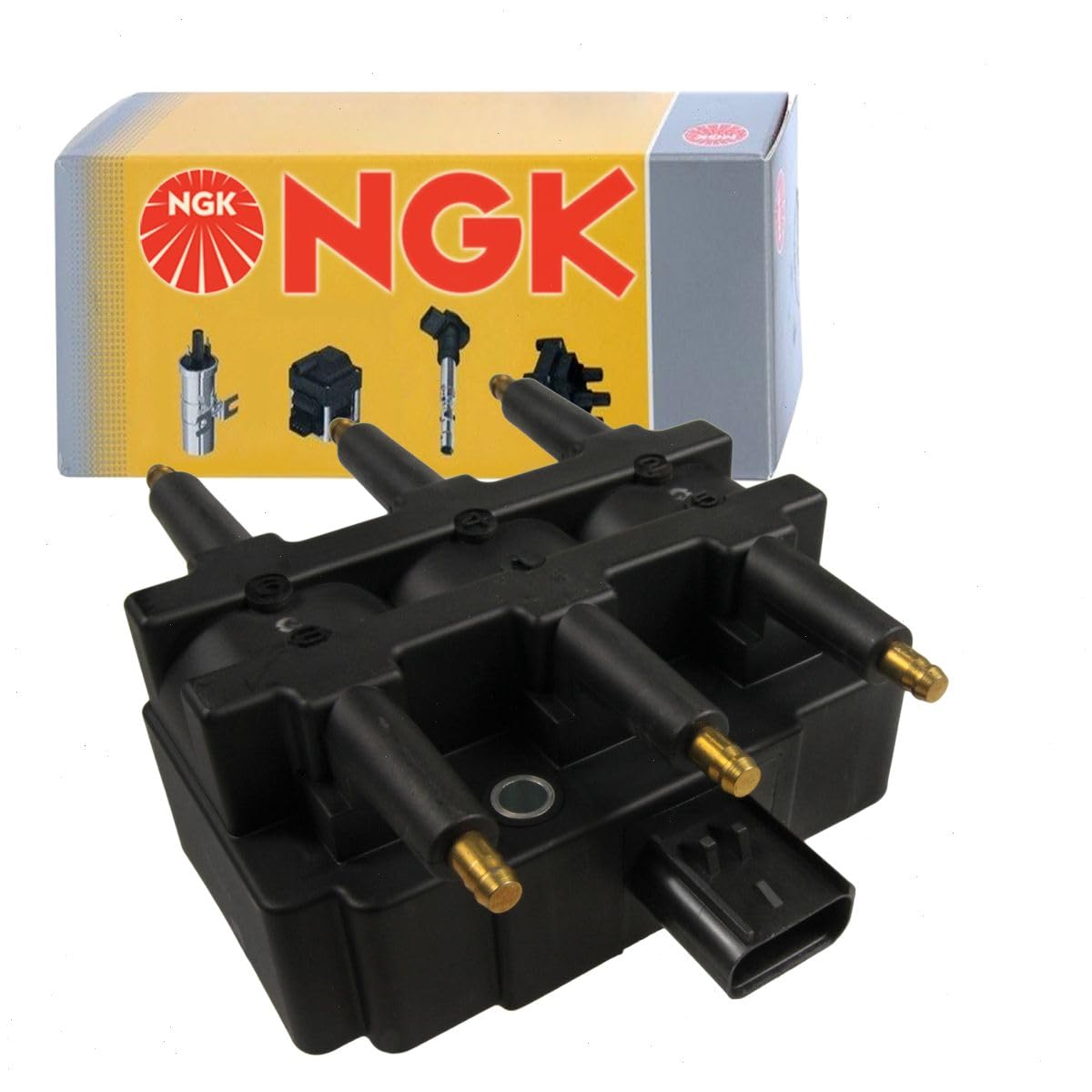 Photo 1 of NGK Ignition Coil compatible with Jeep Wrangler 3.8L V6 2007-2011