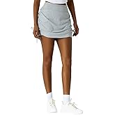 Women's Skort with Side Drawstrings - Built-in Shorts Pockets, UV Protection Moisture-Wicking for Tennis/Running
