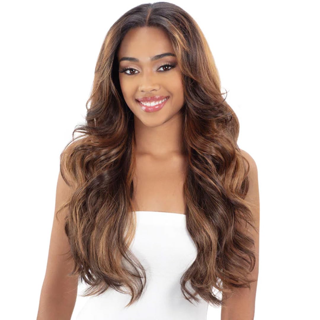 Photo 1 of -N-Go Snatched Glueless Lace Frontal Synthetic Wig - Galina (PEARL-BLD)