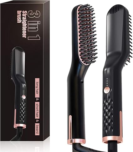Premium Beard Straightener For Men Cutting Edge Ionic Beard