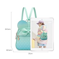 KL928 Girls Mini Backpack Bowknot Polka Dot Cute
